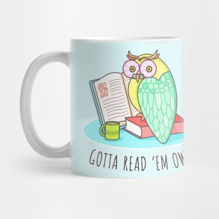 Reading Owl Mug